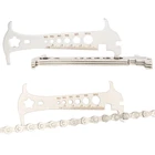 Инструмент для демонтажа цепи велосипеда (проверки Портативный цепи индикатор износа цепи велосипеда прибор для измерения степени износа инструмент U2JB