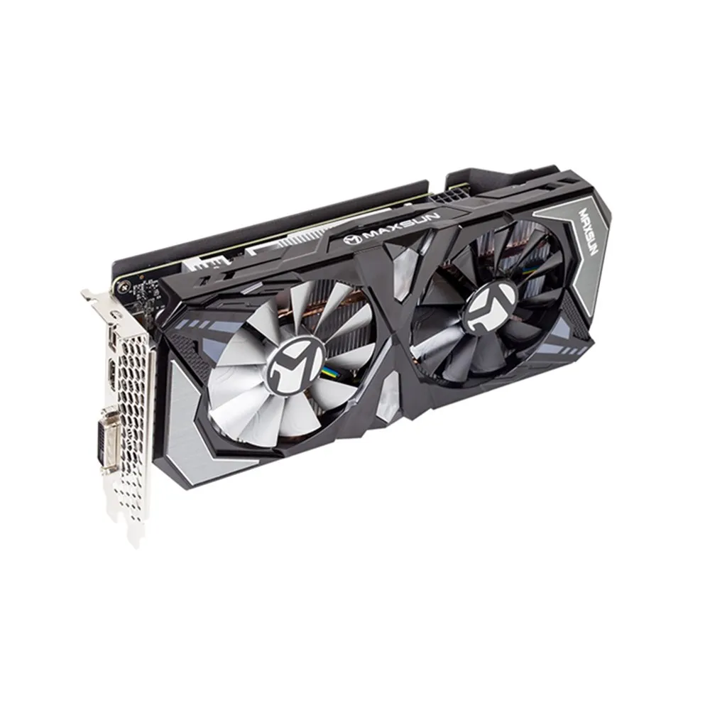 Maxsun GTX 1660 Super Terminator 6G графическая карта Nvidia GDDR6 GPU видеоигра 12 нм RGB Освещение