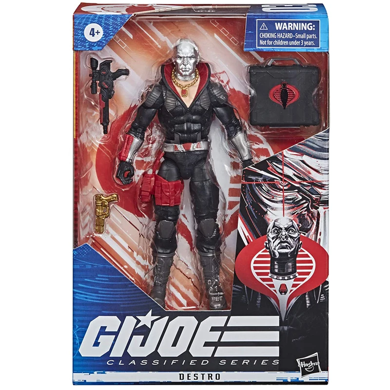 

Hasbro 1/12 G.I. Joe Destro PVC 6-inch Action Figure Anime Toy Collection Model Kids Gift