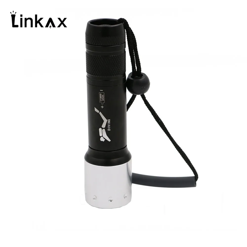 Высококачественный профессиональный фонарь для дайвинга водонепроницаемый 3