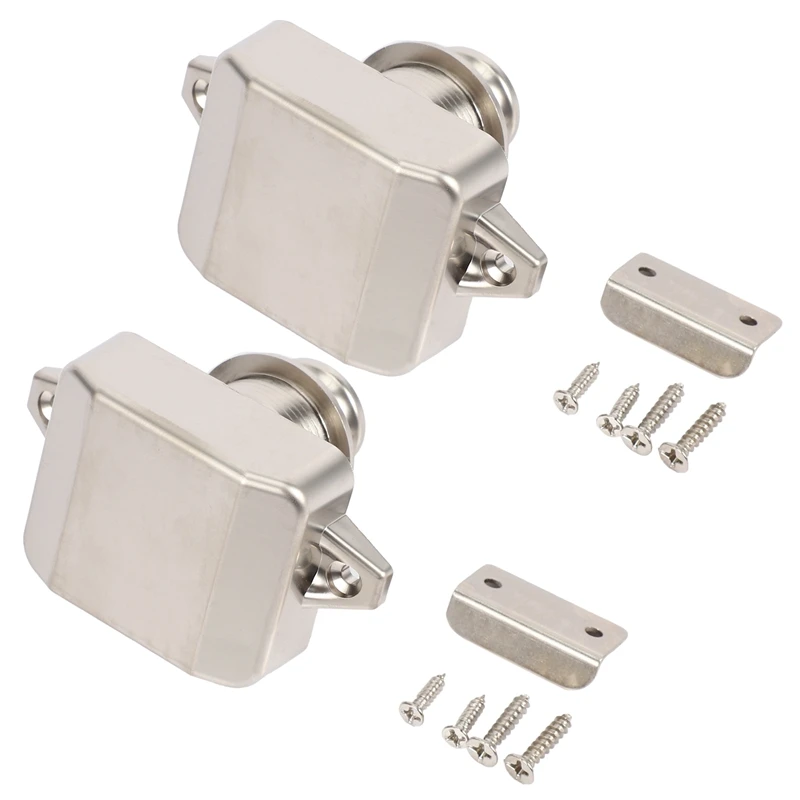 

20Pcs Camper Car Push Lock 26mm Rv Caravan Boat Motor Home Cabinet Drawer Latch Button Locks for Furniture Hardware
