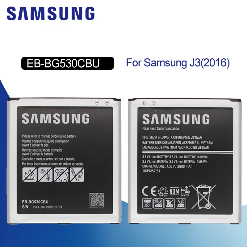 SAMSUNG EB-BG530CBU EB-BG530CBE для Galaxy Grand Prime J3 G5308W G530 G531F G530H G530F запасной аккумулятор с NFC