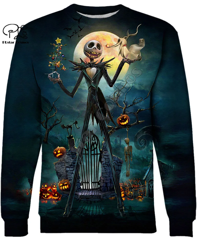 

Halloween Nightmare before Christmas jack skellington Horror Funny Women/Men 3D Printed Hoodies/zipper hoodies/Sweatshirts