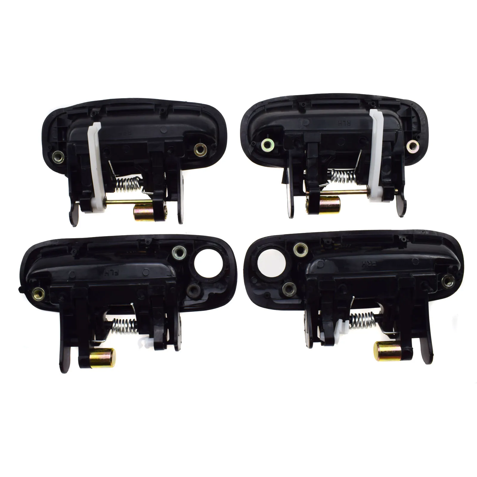 Smiling Way # черная внешняя и внутренняя дверная ручка 8 шт для Toyota Corolla Chevrolet Prizm 1998-2002