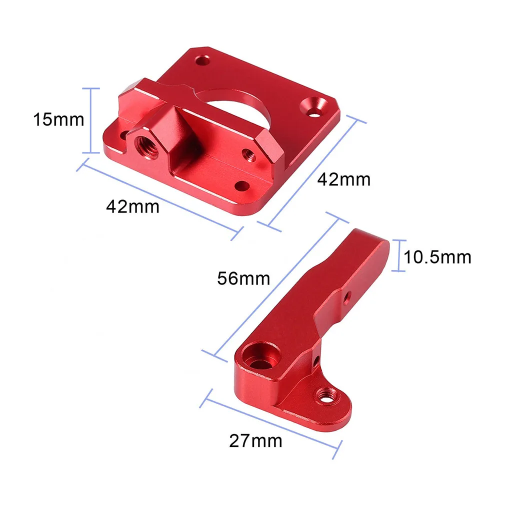 Алюминиевый Комплект для экструдера с двойной передачей Mk8 принтера Ender 3 CR10 CR-10s