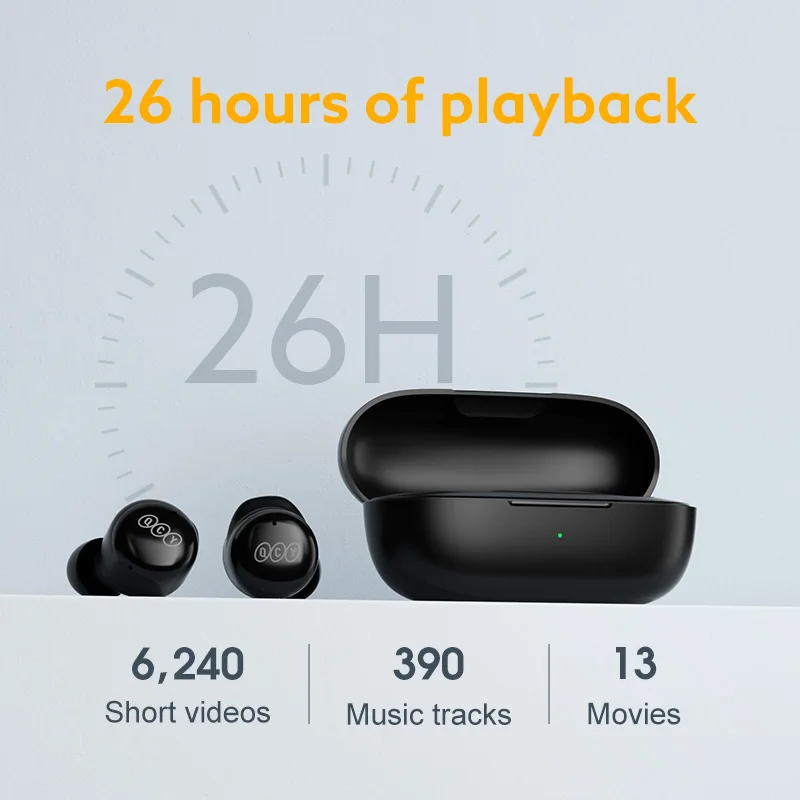 qcy t17 bluetooth earphone 5 1 wireless earbuds touch control low latency for game youth earbuds 380mah battery enc for calling free global shipping