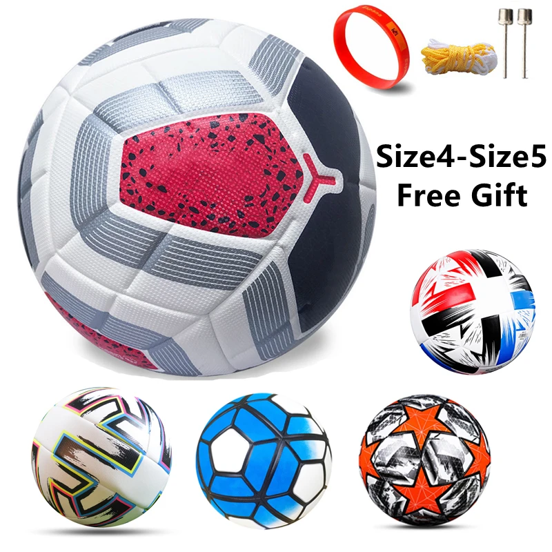 

Professional Size 4 5 Soccer Football Premier Quality Match Training Balls PU Material Sports League Kids Adults Soccer Football