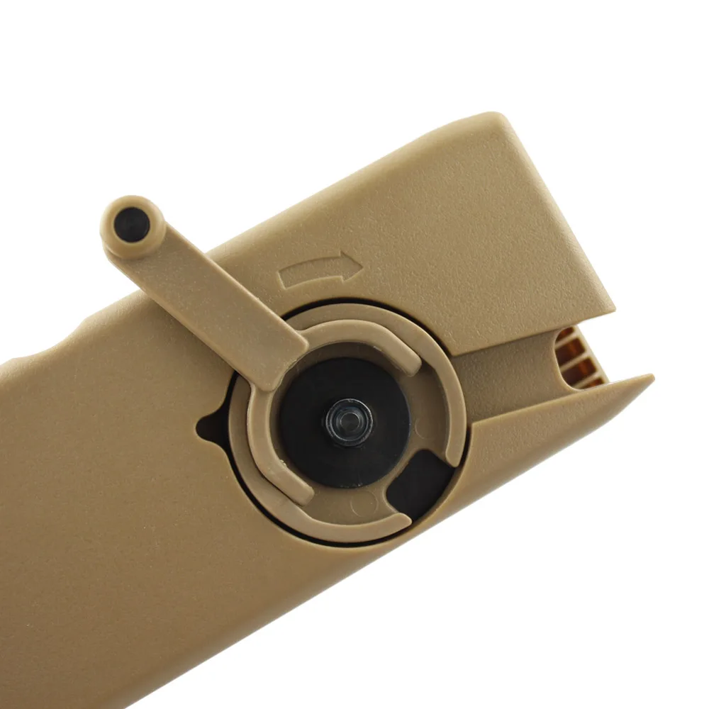 

VULPO Tactical Airsoft Paintball M4 BB Speed Loader 1000 Rounds Hand Crank Military Quick Loader Paintball Accessories