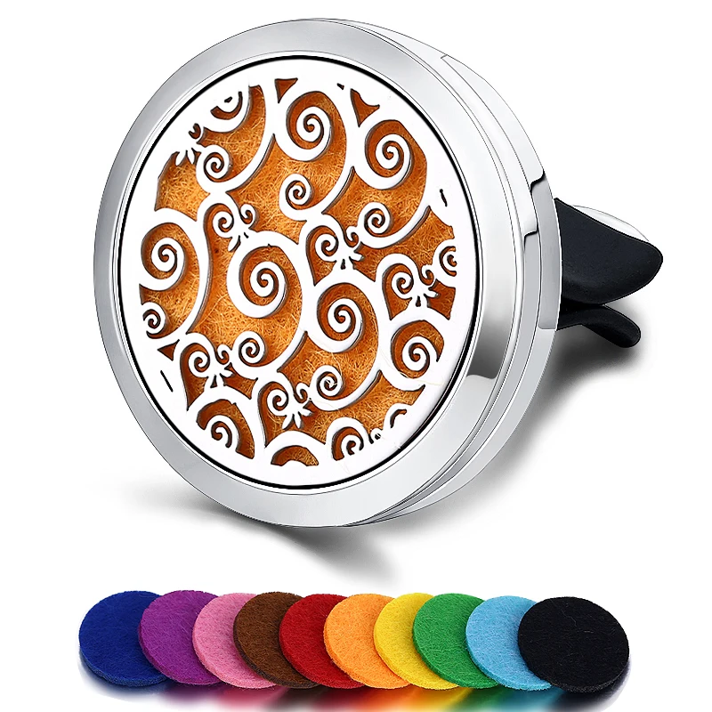 Автомобильный освежитель воздуха многоразовый с клипсой из нержавеющей стали |