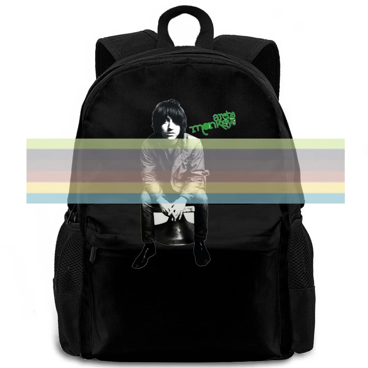 

Alex Turner Arctic Monkeys Indie UK Post Punk Garage Rock Music Band Print women men backpack laptop travel school adult