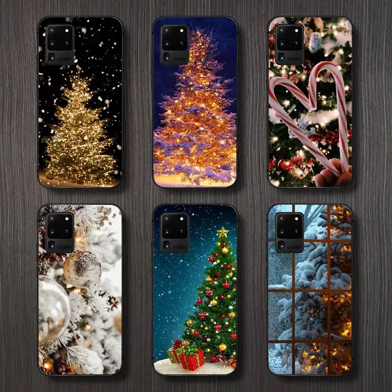 

Marry Christmas Tree New Year Phone Case For Samsung galaxy A S note 10 7 8 9 20 30 31 40 50 51 70 71 21 s ultra plus
