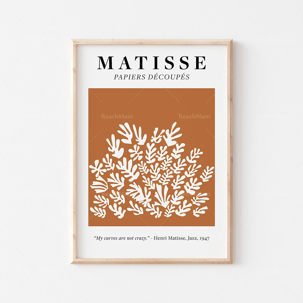 Принты Matisse набор из 6 принтов плакатов с вырезами современный стен галереи