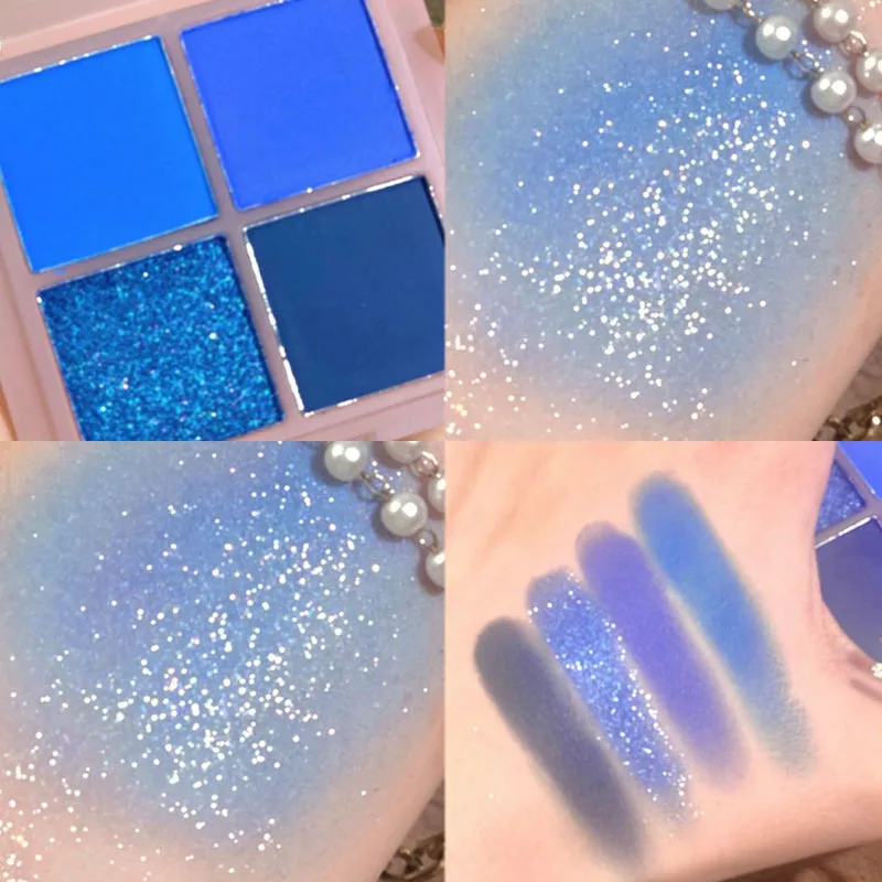 

Eye Glitter Eyeshadow Eye Shadow Palette Matte Shiny Shadows Long Lasting Cosmetics Face Glitter Makeup Shiny Eyeshadow Palette