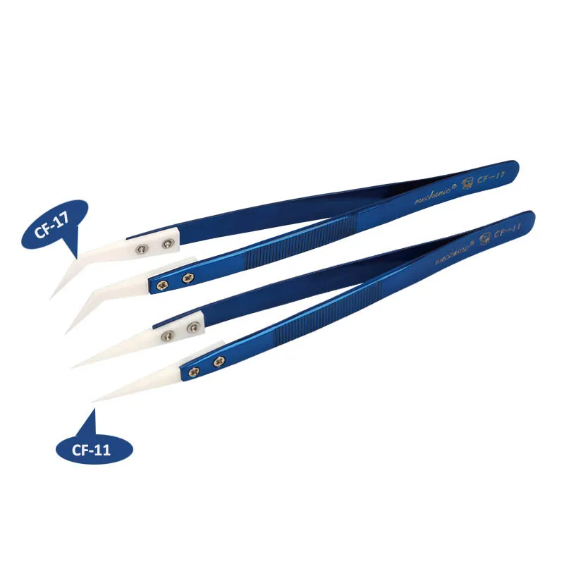 New Ceramic Mechanic High Precision Insulation Temperature Tweezers Special For Phone Mainboard Fying Line Repair Tool | Инструменты