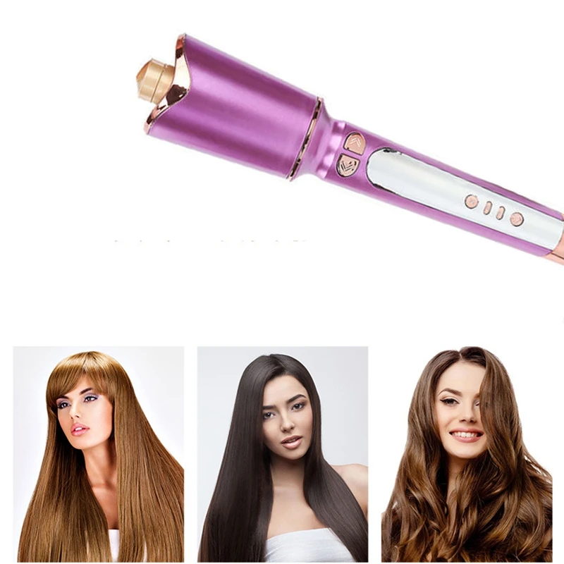 

Automatic Hair Curler Auto Curling Iron Spin Curling Wand Styling Wand Wave Automatic Ceramic Curling Iron EU Plug