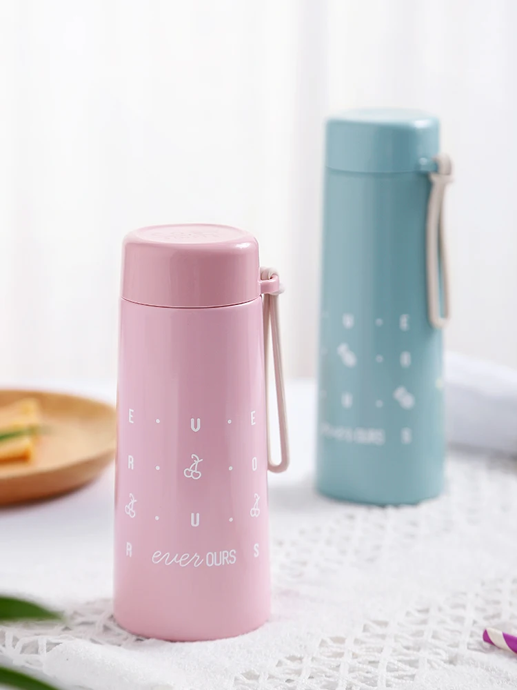 Японский студенческий термос с крышкой вакуумная фляжка Термокружка Из