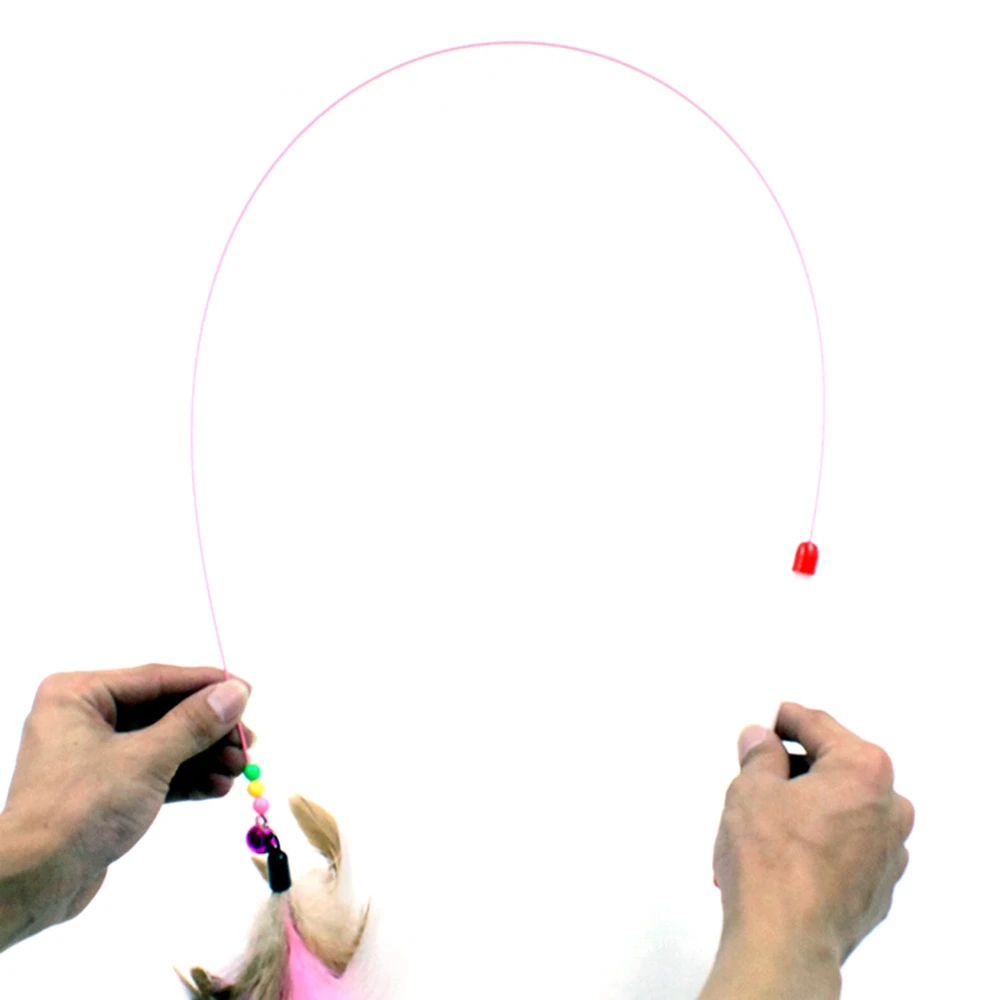 Игрушки для котят стальная проволока Интерактивная палочка Прорезыватель кошек