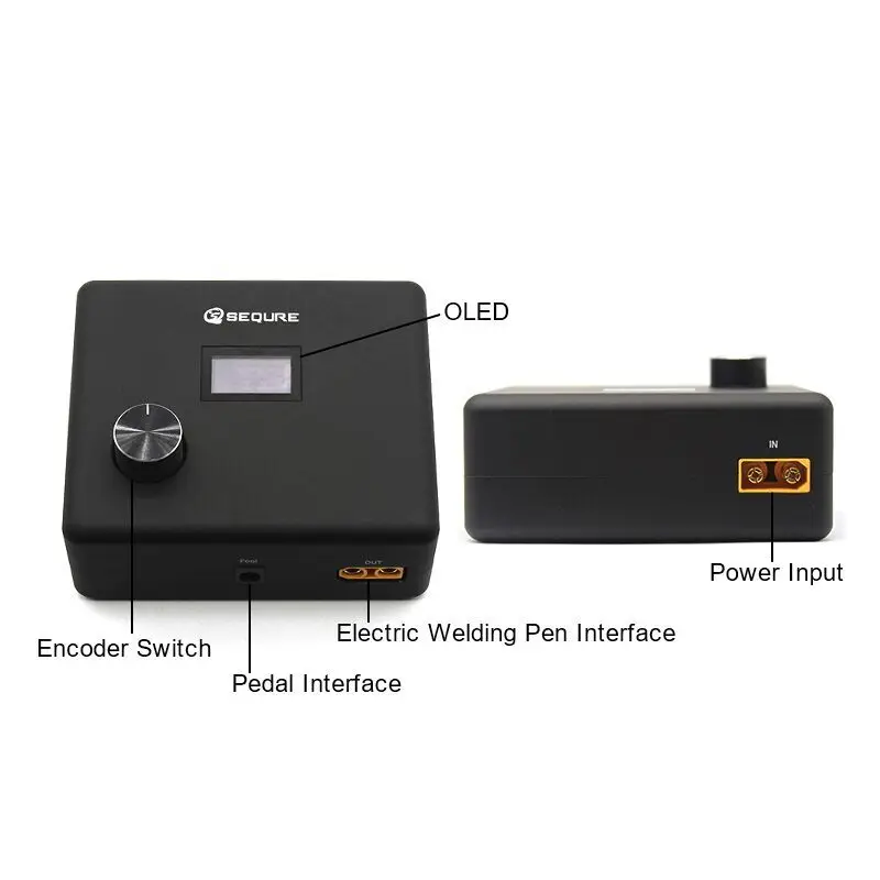 

1set SQ-SW1 Mini Intelligient Spot Welder Machine Kits 18653 Lithium-ion Battery Welding Automatic Manual Switch DC 10-14V OLED