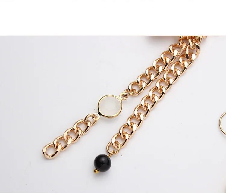 

Hot Sale Cute Oil Paint Bee Women Earrings Long Chain Tassel Handmade Animal Earrings Luxury Charm Jewelry Fashion Statement