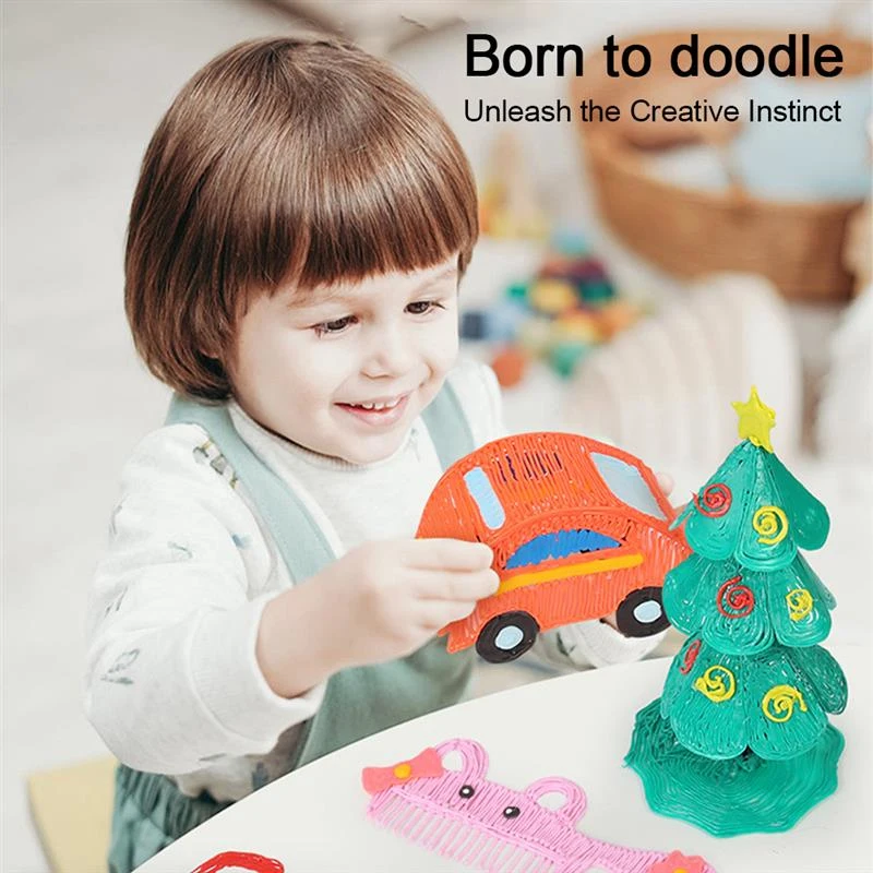 smart diy 3d pen c usb charging printing creative 3d pencil drawing tool art gift for children toys birthday christmas gift free global shipping
