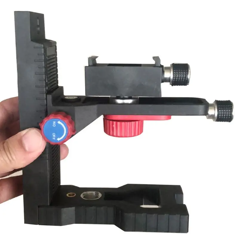 

W0YD L Type Shape Level Measuring Bracket Instrument Gradienter Ceiling Wall Electronic Adjustable Height Metal Attracted