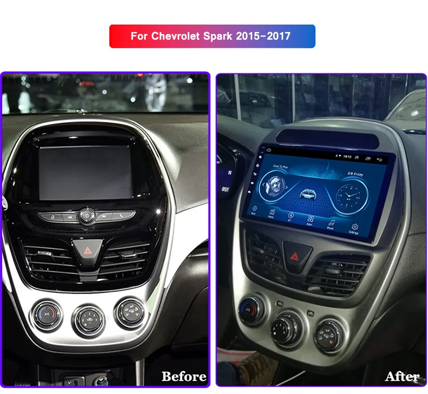 Wanqi Android 8 1 для CHEVROLET Spark Beat 2015 2016 2017 мультимедийный стерео автомобильный DVD-плеер