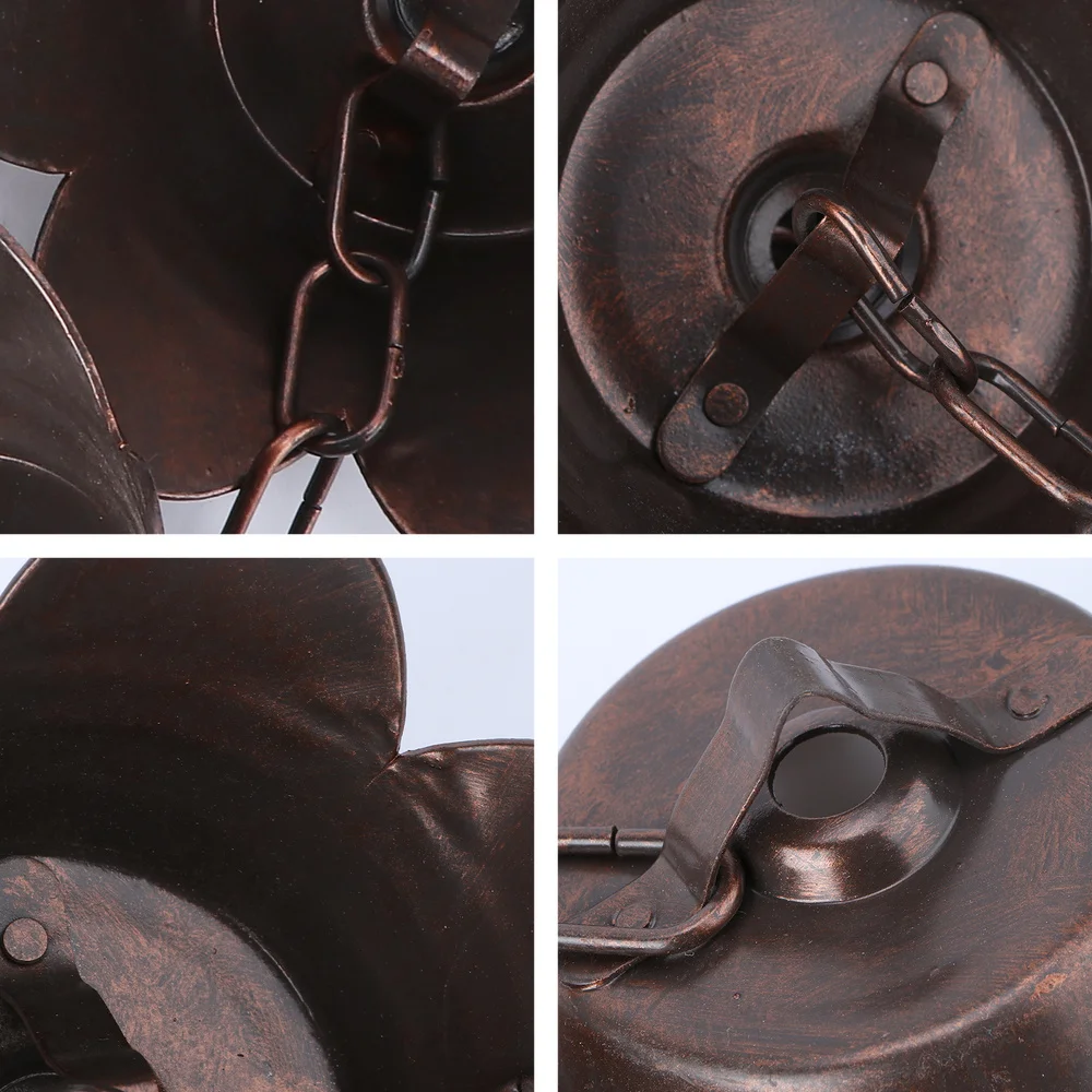 

1m Modern Rain Chain Decorative Petal Shape Rain Catcher for Downspout