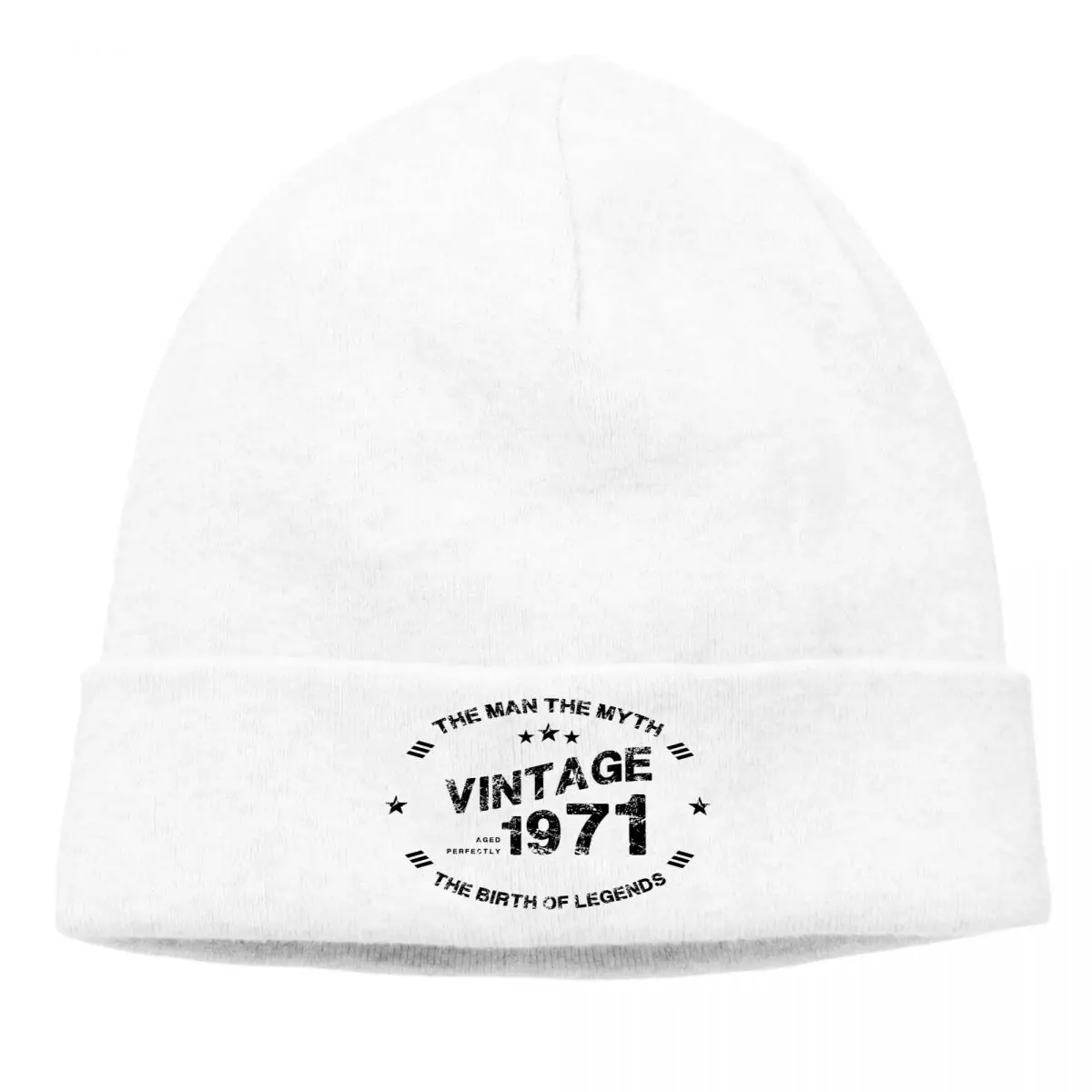

Vintage 1971 Culture Skullies Beanies Words Knit Bonnet Hats Men Women's Street Ski Cap