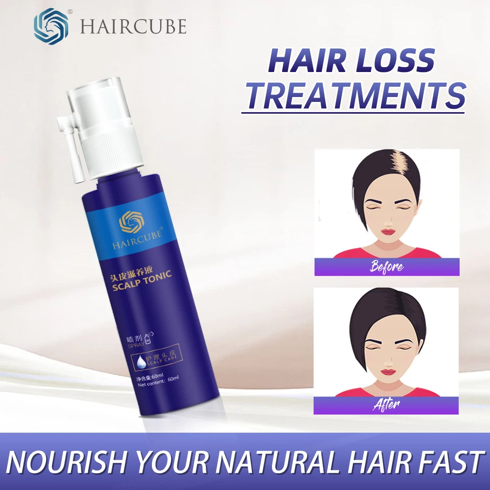 HAIRCUBE спрей для роста волос натуральный травяной чай здоровья продукты против