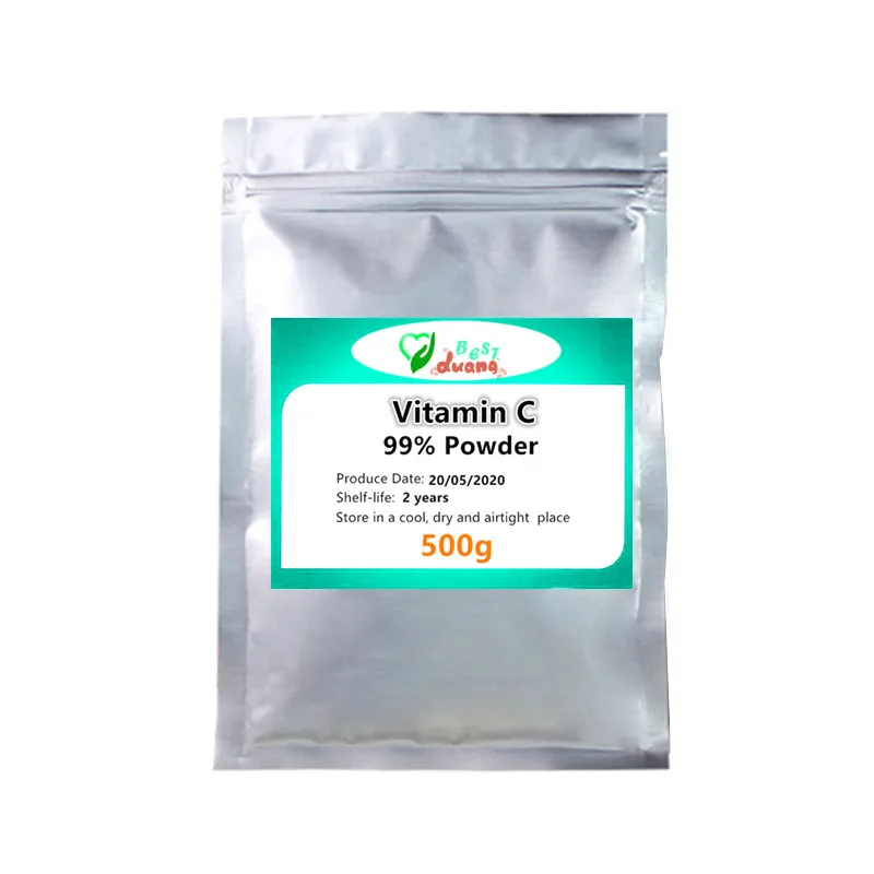 

50g-1000g Ascorbic Acid Food Grade 99% Vitamin C Powder,Detox,Antioxidant,Whitening and Skin Care Face,Free Shipping