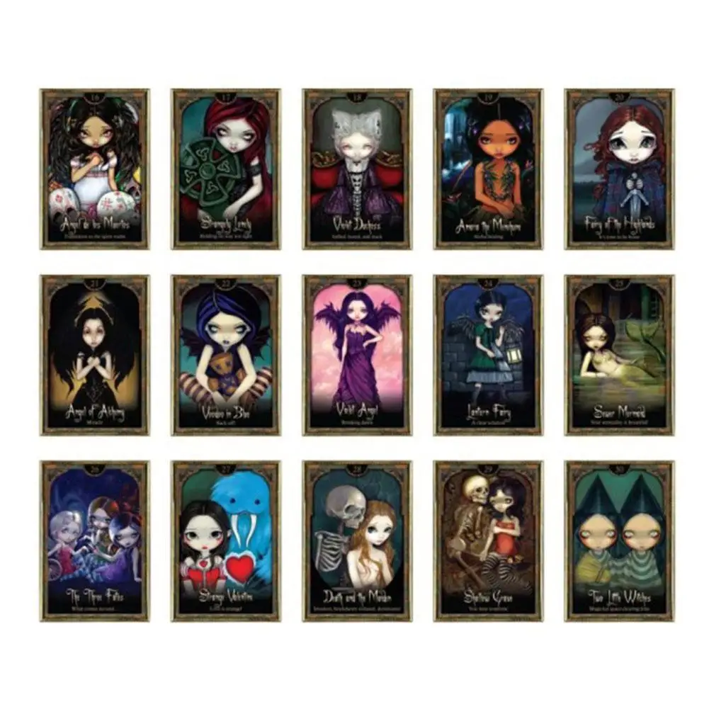 45 шт кисть для теней и светильник Oracle карты загадочной судьбы Гадания