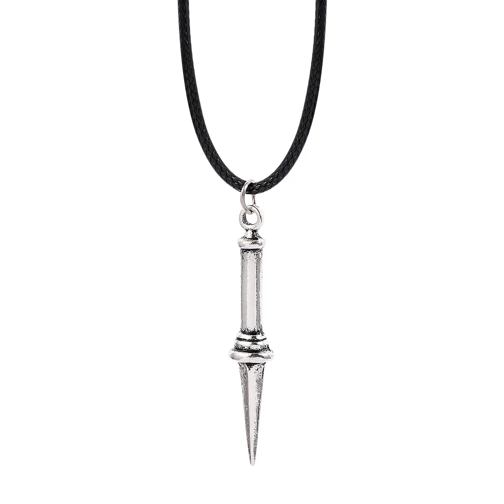 

Vintage Retro Supernatural Castiel Ancient Demon Killing Knife Angel Blade Sword Dagger Necklace