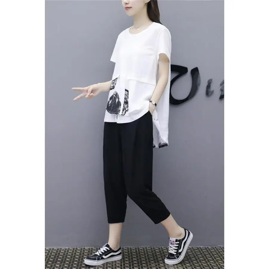 

2021 Ladies' casual any shirt Women Pant Suits and Top Outfit Sportswear