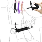 Анальная пробка, фаллоимитатор, кольцо для пениса, массажер простаты, стимулятор влагалища, Двойное проникновение, вибратор для точки G, секс-игрушки для женщин и мужчин