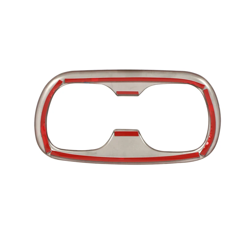 

For Corolla 2019 Rear Seat Armrest Water Cup Holder Frame Cover Trim Stainless Steel Car Interior Molding Garnish Accessories