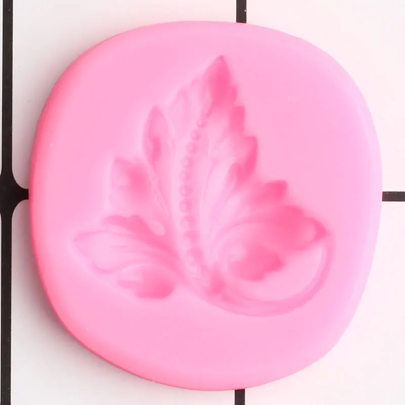 3D ремесленный лист силиконовая форма листья кекс Топпер искусственные украшения