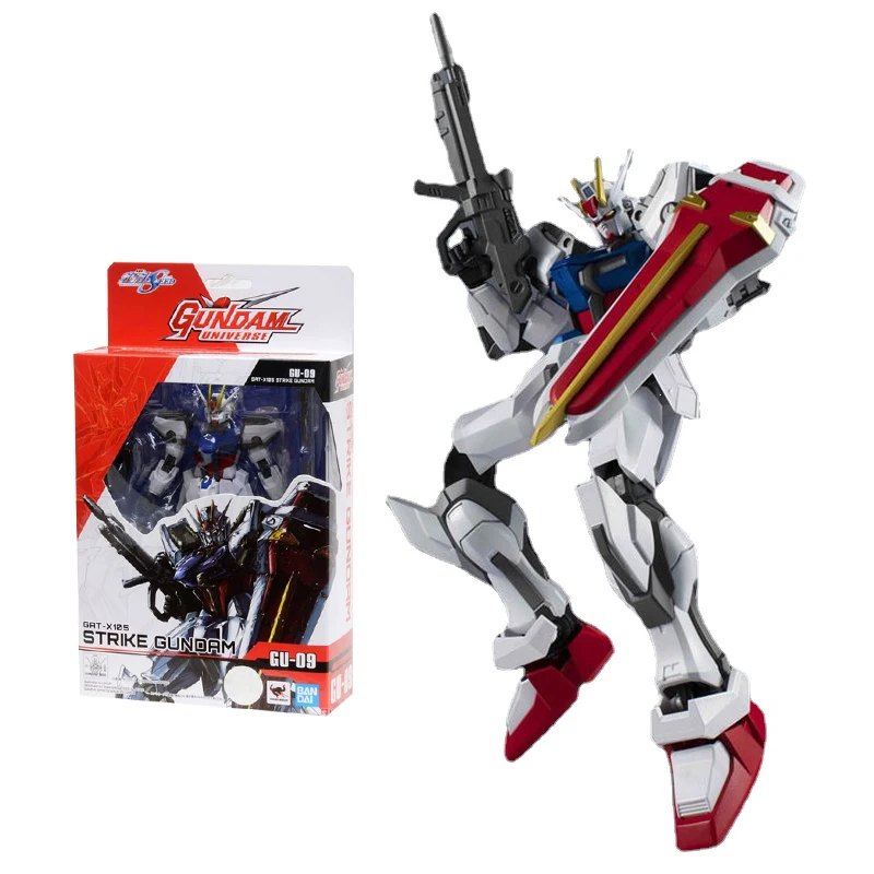 

Bandai Gundam Model Kit Anime Figure Universe GU GAT-X105 STRIKE Gundam Genuine Model Action Toy Figure Toys for Children