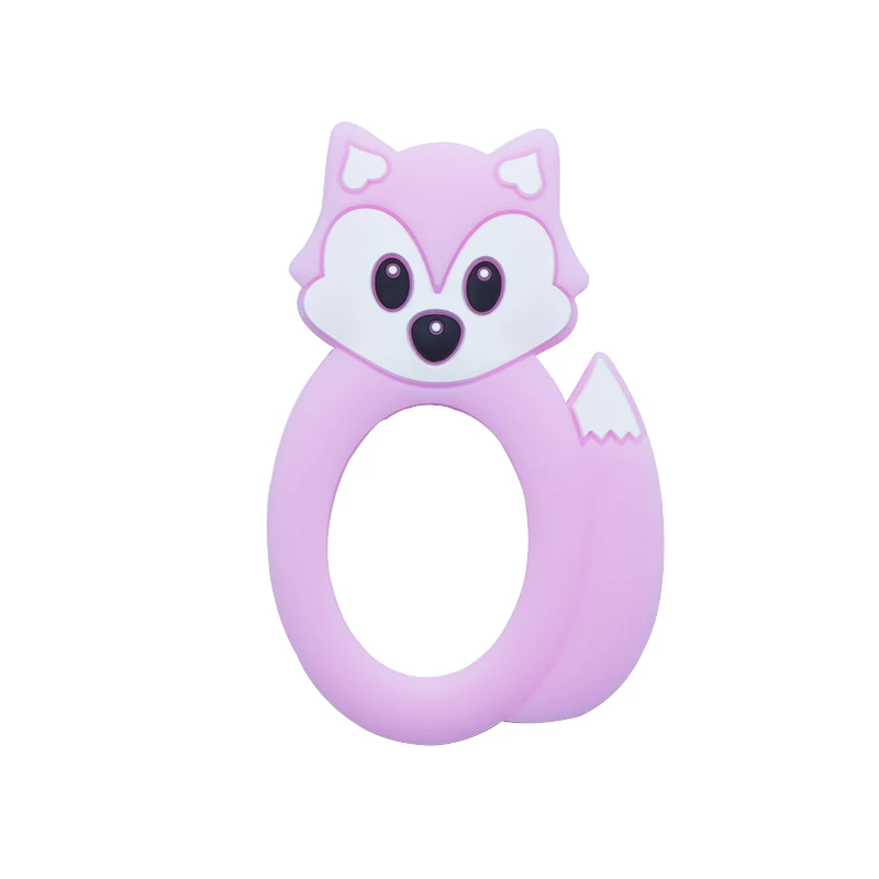 YYY941-16 teether BOBO. BOX, 1 шт., силиконовый Прорезыватель для зубов в виде животных, силиконовая игрушка для прорезывания зубов, кулон, рождественские подарки для кормящих, силиконовые бусины, грызуны, детский Прорезыватель - Цвет: YYY941-16 teether