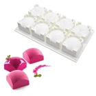 8 полости купол квадратная форма для торта, Муса квадратная фотоформа для Мусса инструменты для украшения торта