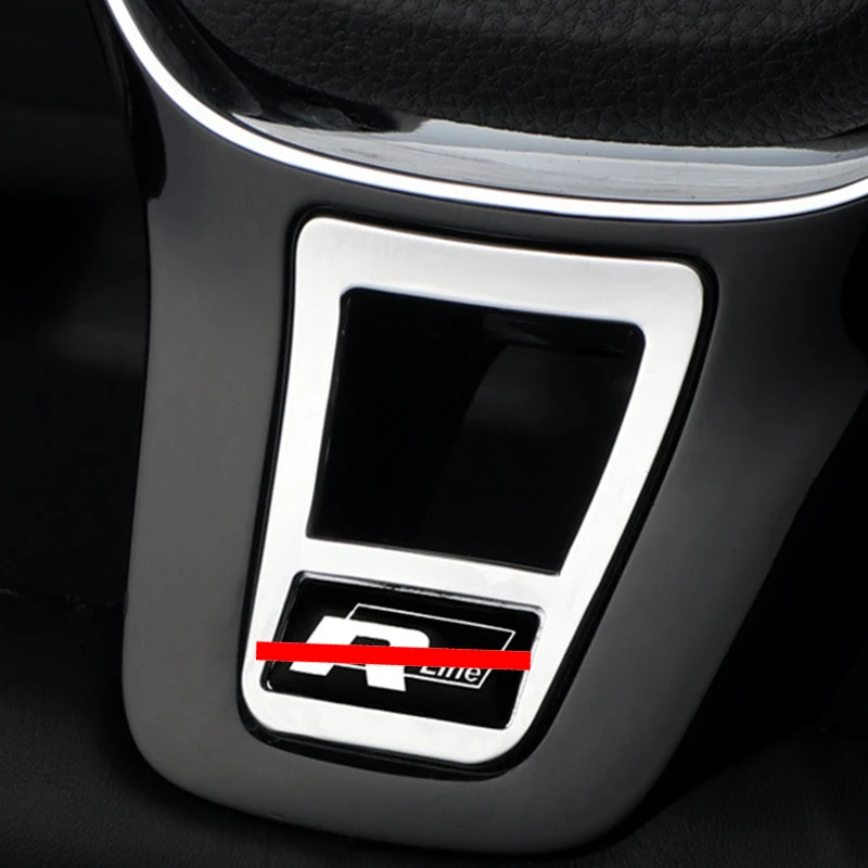 Хромированные наклейки-эмблемы для VW Rline, TIGUAN, PASSAT B7, B8, CC, JETTA, GOLF 7, MK7, GTI