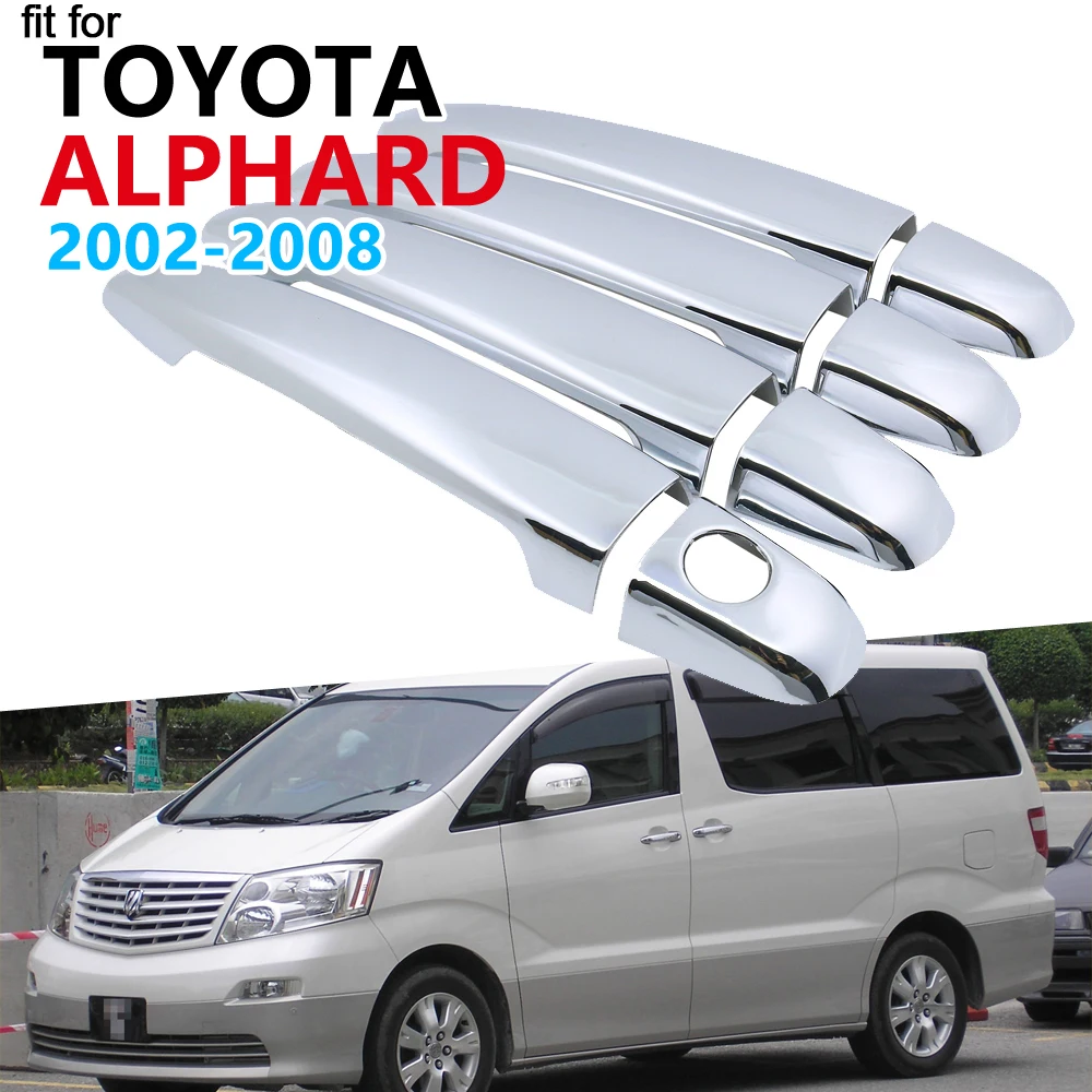 Дверная ручка автомобильные аксессуары для Toyota Alphard AH10 2002 2003 2004 2005 2006 2007 2008