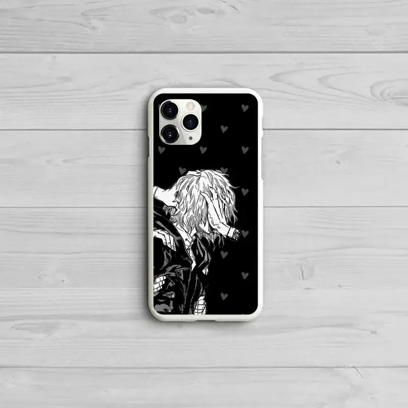 

Tomura Shigaraki My Hero Academia Phone Case Candy Color White for iPhone 11 pro XS MAX 8 7 6 6S Plus X 5S SE 2020 XR