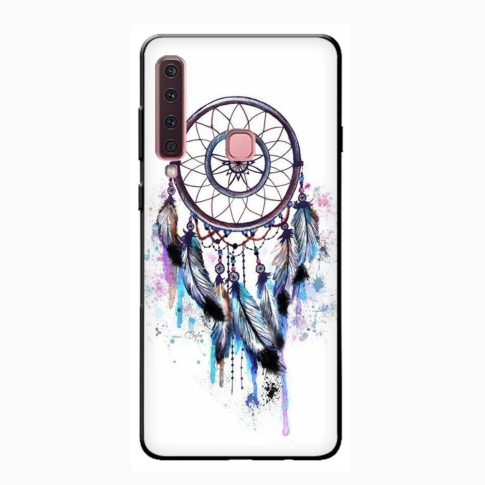 Ловец снов ручной росписью в стиле мягкий чехол для телефона samsung Galaxy A3 A5 A6 плюс A7