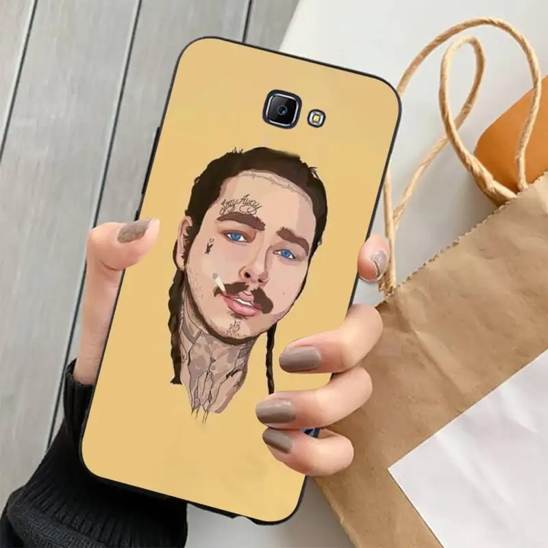 Чехол для телефона Post Malone Samsung J 2 3 4 5 6 7 8 prime plus 2018 2017 2016 core | Мобильные телефоны и