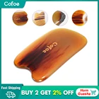 Cofoe 1 шт. гуаша массажный Инструмент Здоровье нефрит гуаша тело лицо против морщин Массажная доска традиционные китайские акустические точки