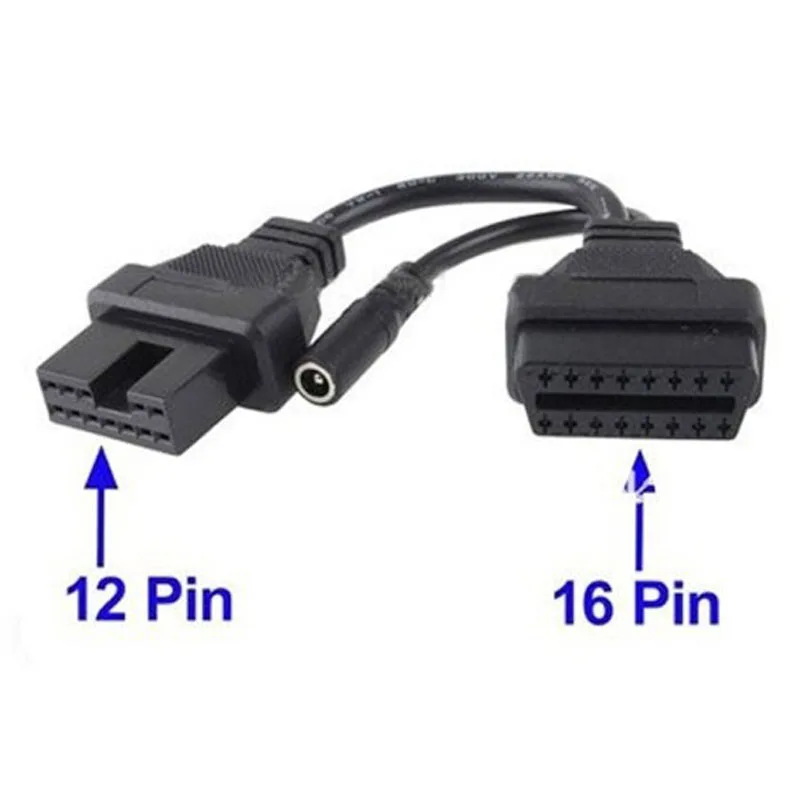Качественный кабель OBD для Mitsubishi Удлинительный с 12 Pin на 16 штекер гнездо OBD2
