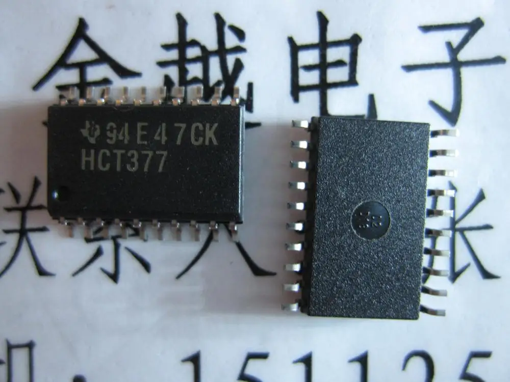 

Original new 100% SN74HCT377DWR SOP20 7.2MM trigger chip SN74HCT377DW