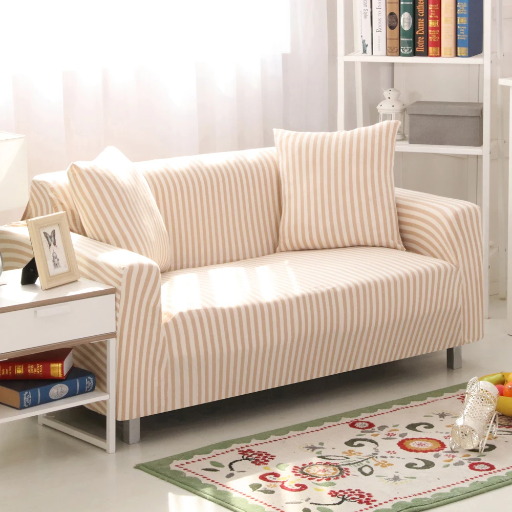 Полоса slipcovers диван крышка плотно Обёрточная бумага все включено секционные эластичный чехол для дивана Чехол Диван Полотенца для Гостиная 1/2/3/4 сиденья - Цвет: 5