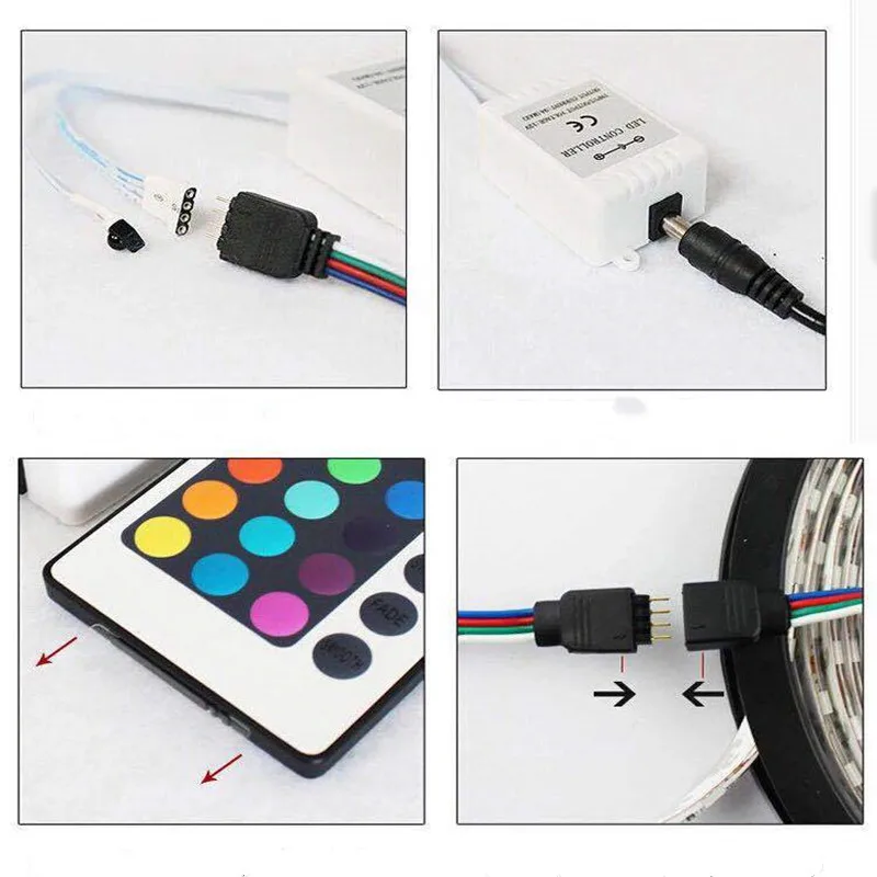 24-key RGB controller infrared led 12-24V lamp strip |