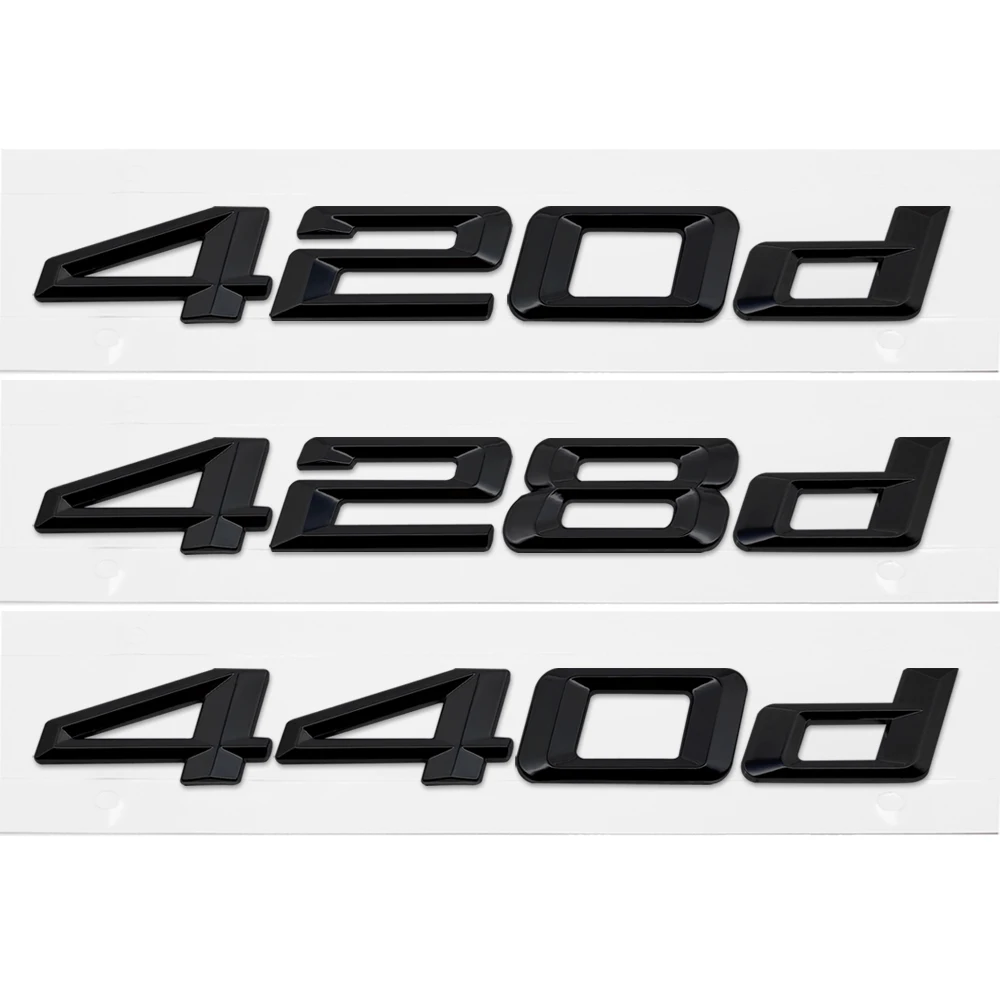 

Автомобильный Стикеры для BMW 420d 428d 440d 4 серии X5 X4 E46 E49 E63 F07 F30 ABS задний Стикеры эмблема номер Наклейка с буквами Авто Стайлинг